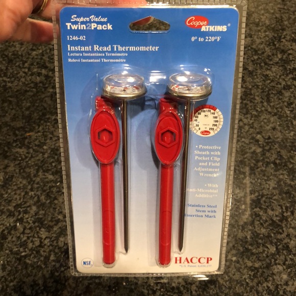 Instant Read Thermometer. Twin Pack.  Two. New in Package. - Picture 11 of 11